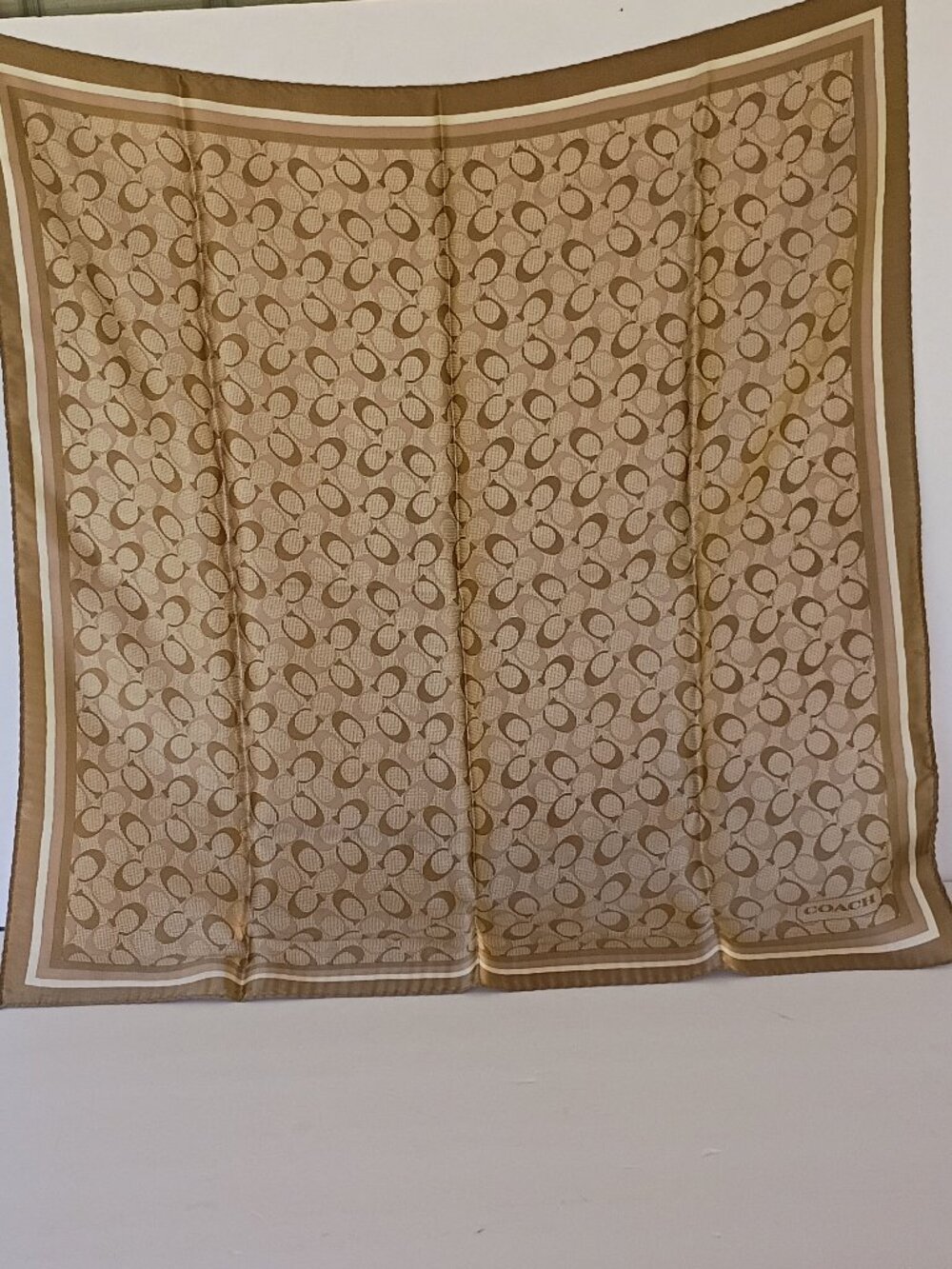 Coach Silk Scarf